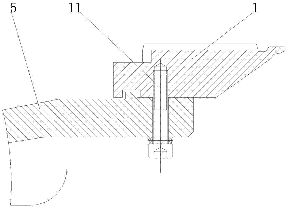 Double-sided machine dial adjustment structure