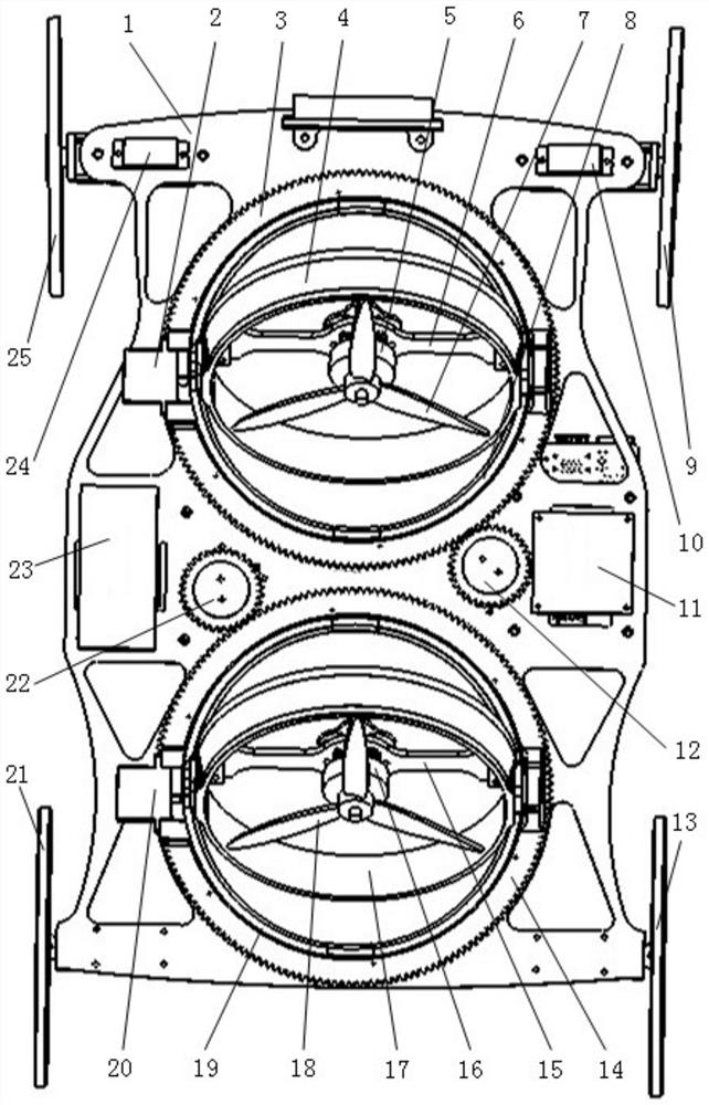 Vector thrust type robot