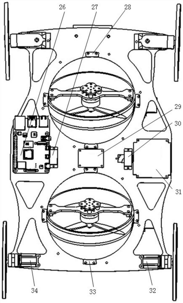 Vector thrust type robot