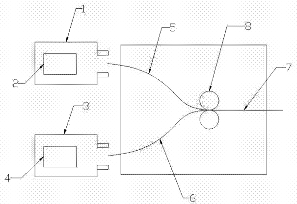 Composite rubber film for pipe sealing rings and preparation method thereof