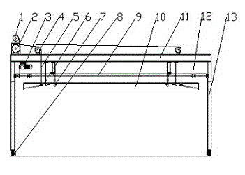 Shift-out lifting parking device