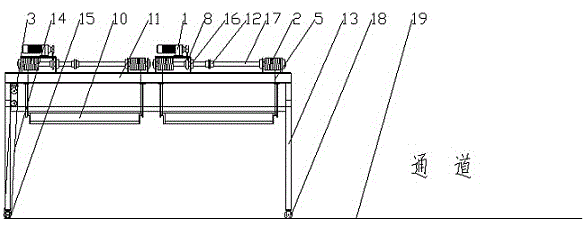 Shift-out lifting parking device