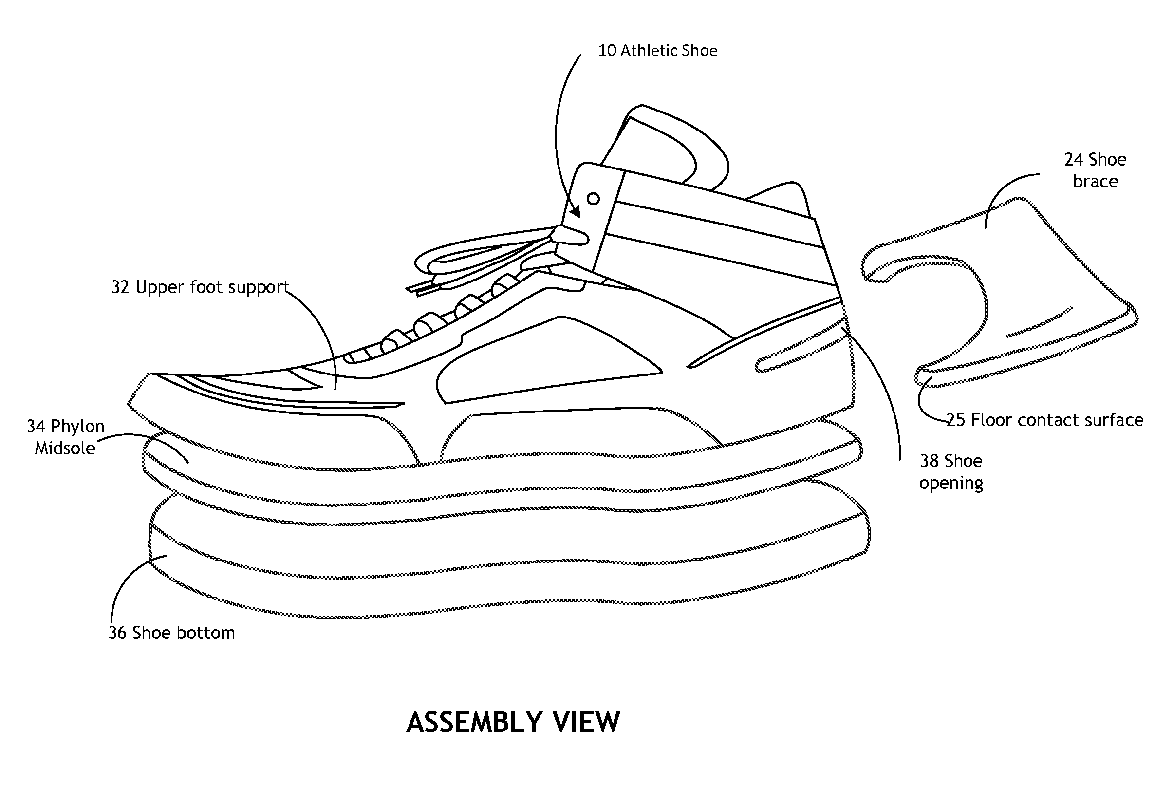 Ankle inversion and eversion prevention shoe