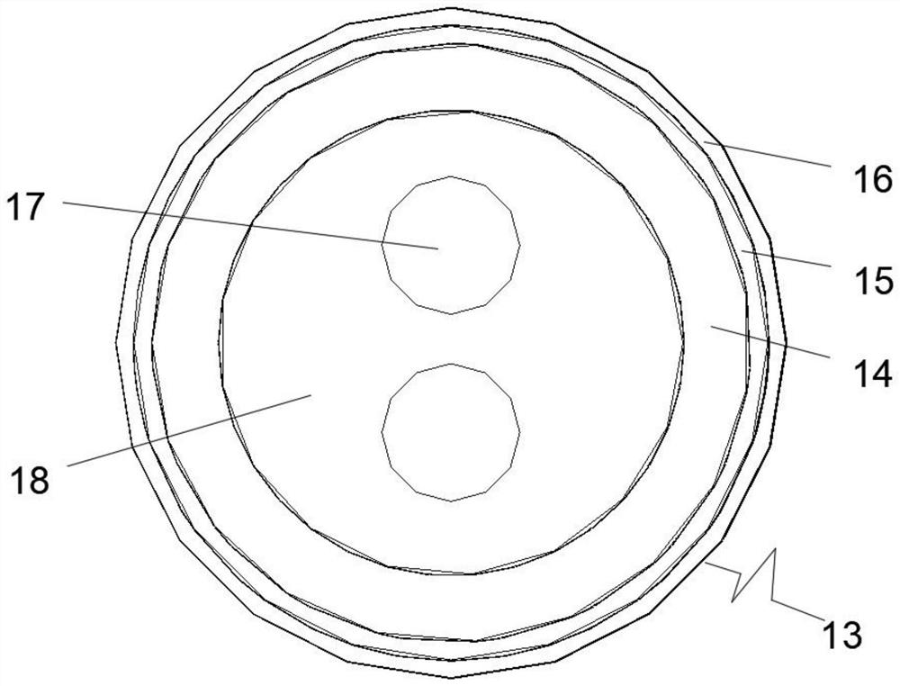 High-sealing-performance insulating silica gel wire