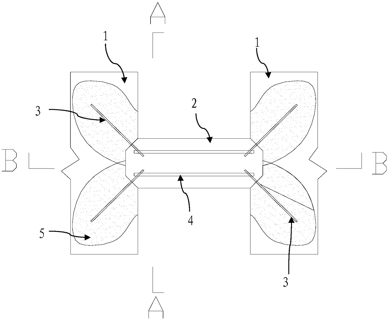 Underground reservoir artificial dam body and coal pillar dam body connecting structure and construction technology thereof