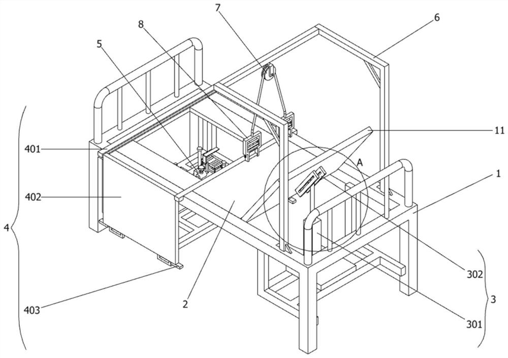 Rehabilitation exercise nursing device for pediatrics