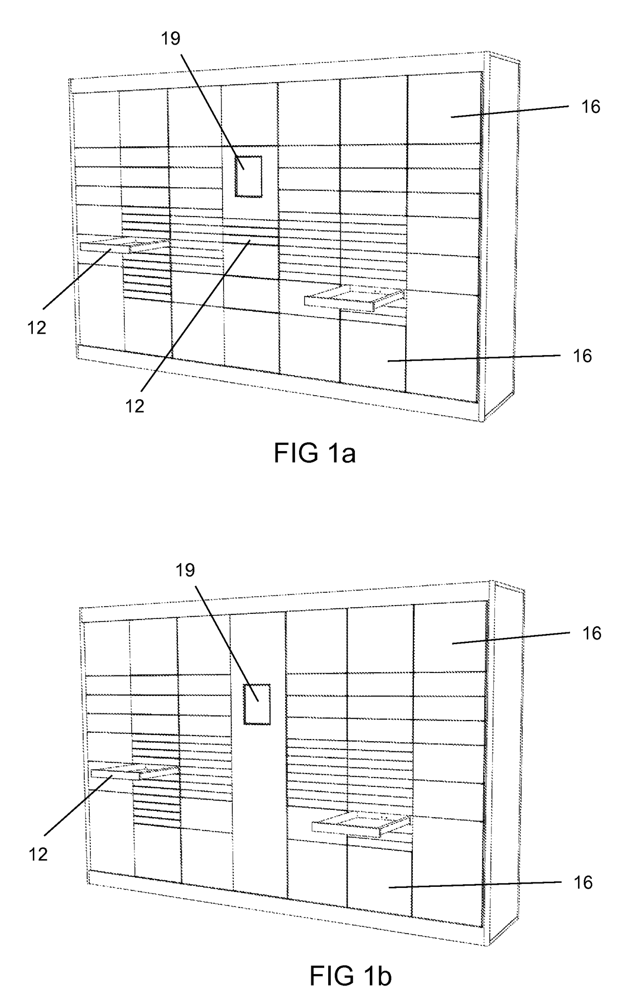 Modular parcel terminal and method for sending parcels