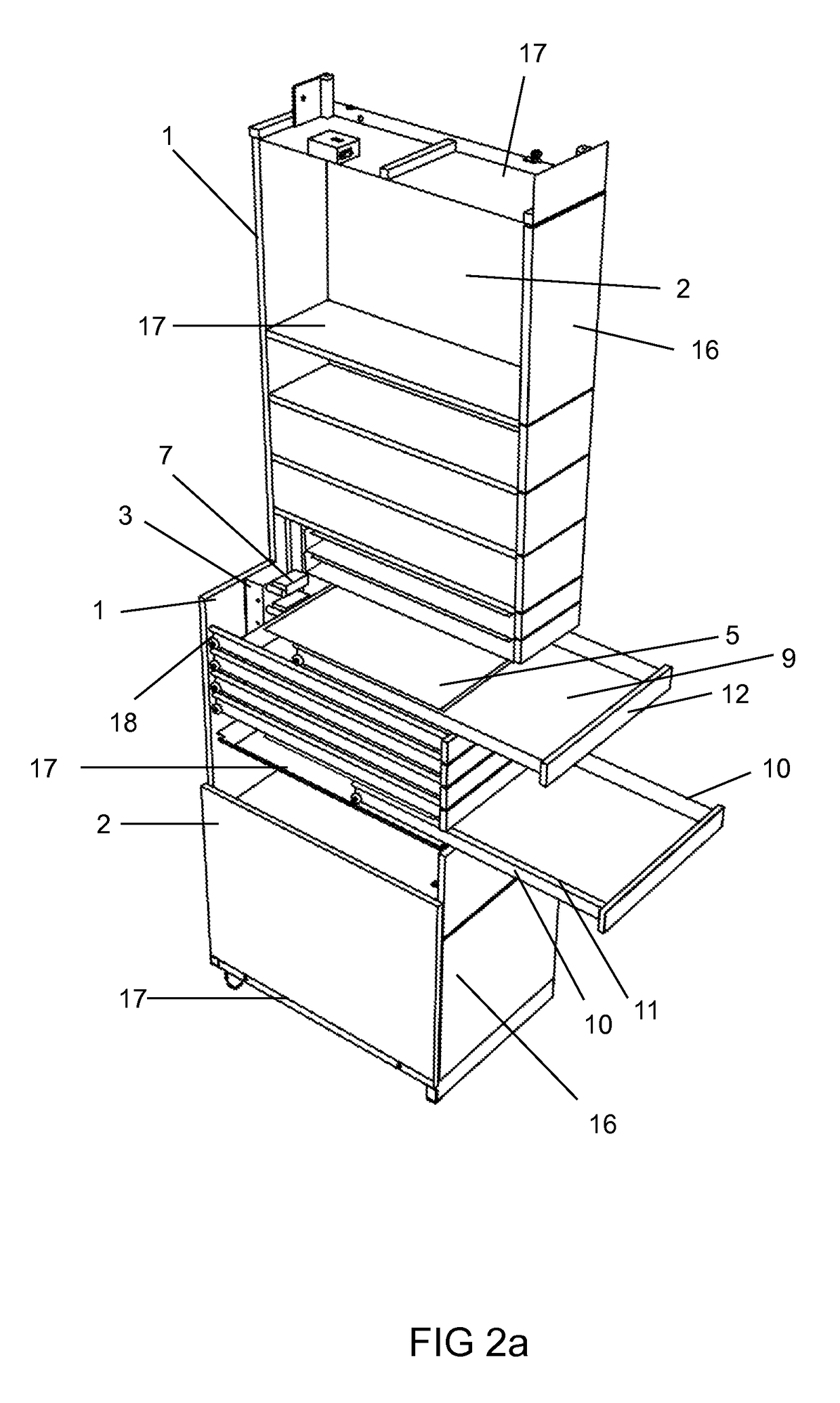 Modular parcel terminal and method for sending parcels