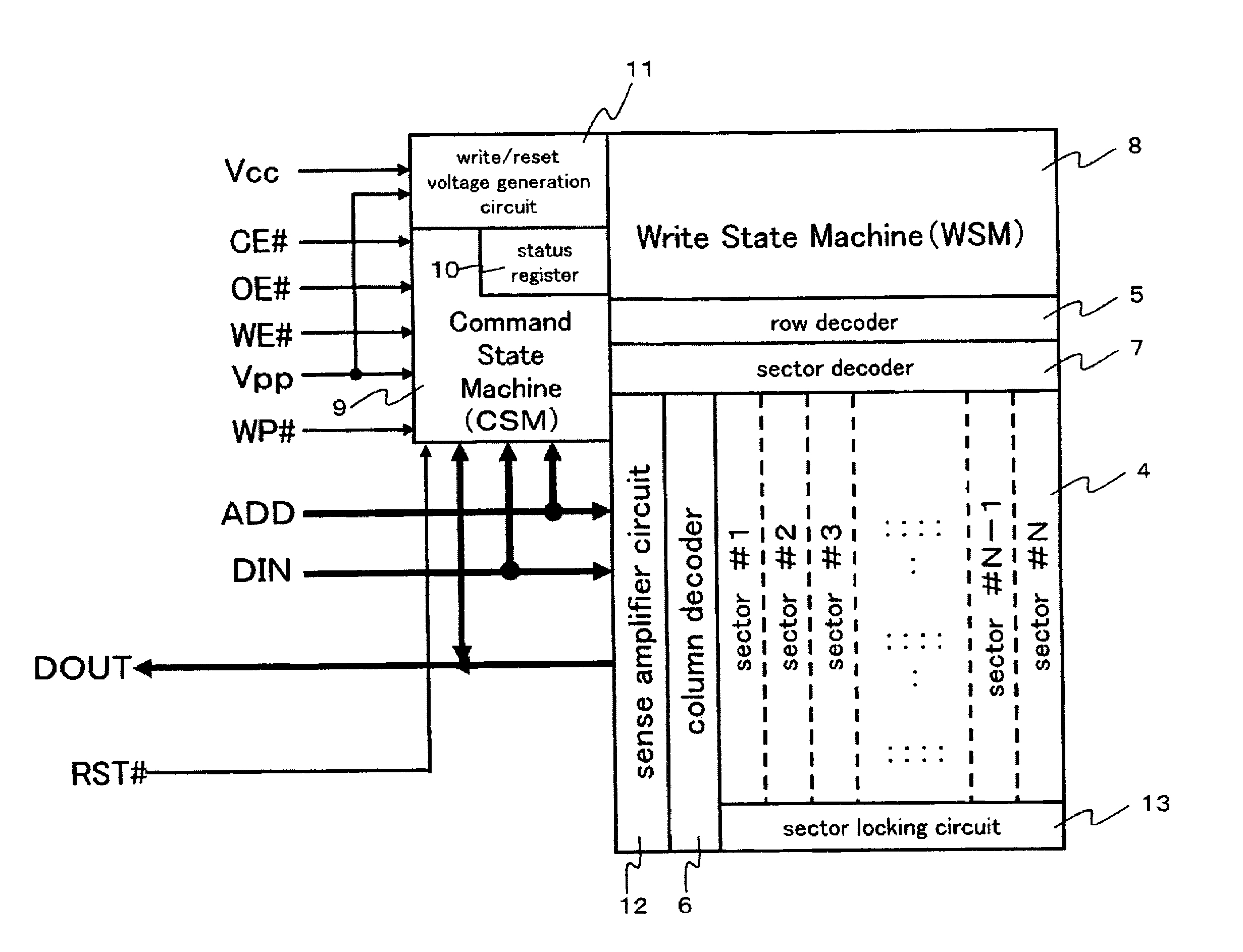 Nonvolatile semiconductor memory device