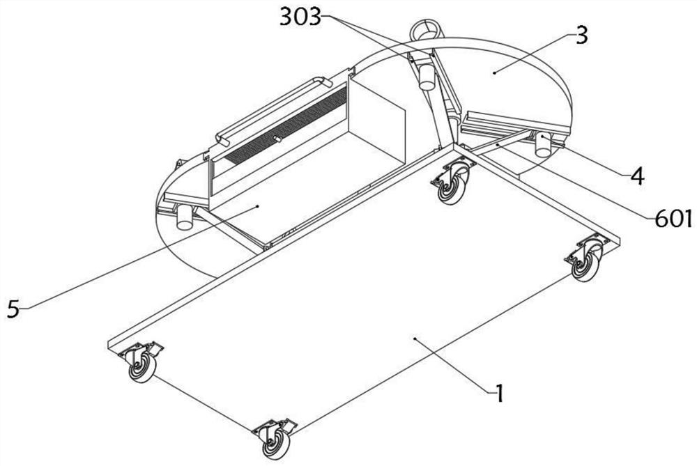 Medical experimental animal dissecting device applied to fixation of animals with different volumes