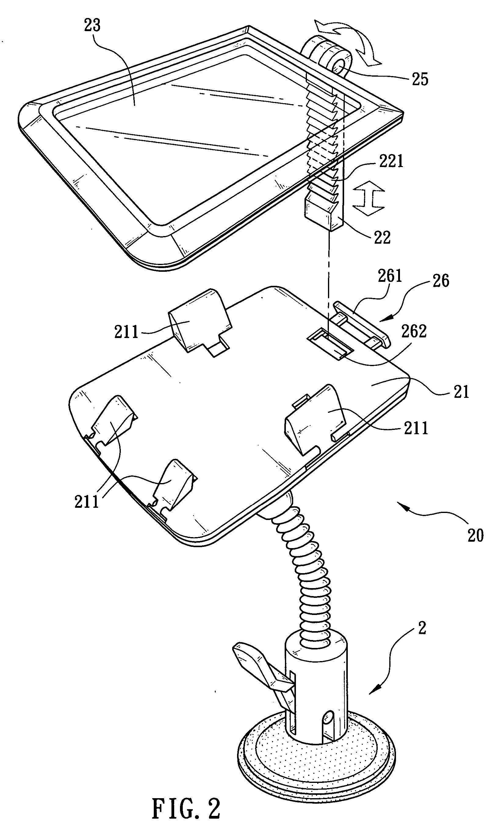 Holder for electronic apparatus