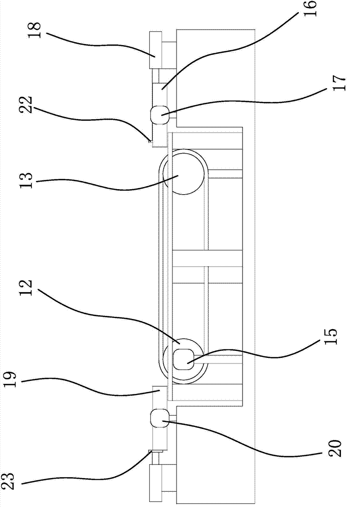 Aging vehicle conveying line