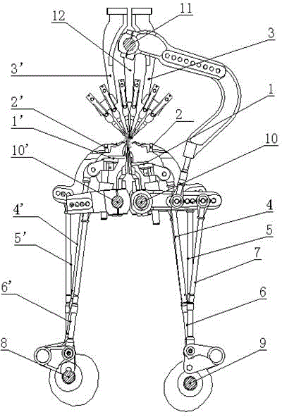 Double-needle-bar warp knitting machine