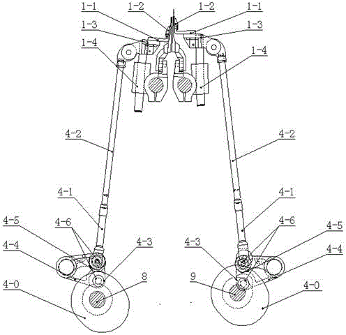 Double-needle-bar warp knitting machine