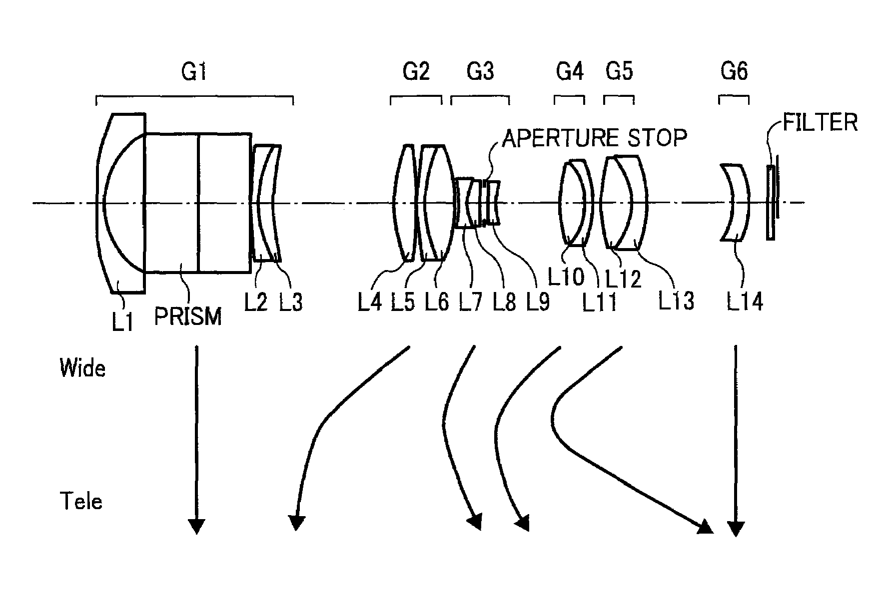 Zoom lens, camera apparatus, and portable information terminal apparatus