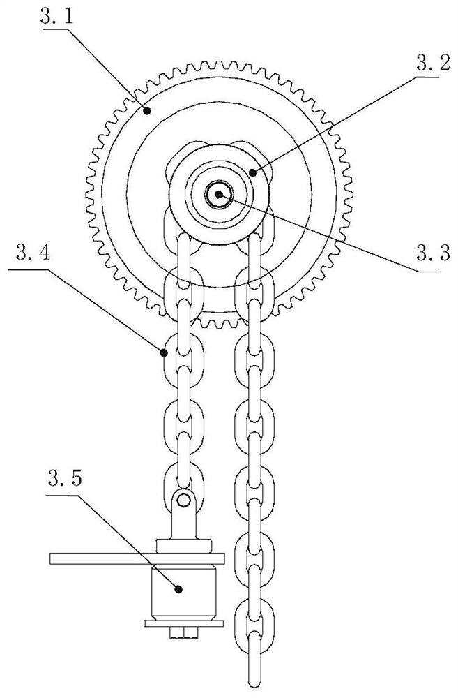 Hand brake for railway wagon