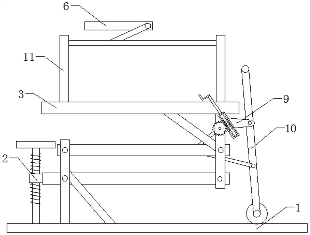 Line maintenance auxiliary device for high-rise housing weak current well