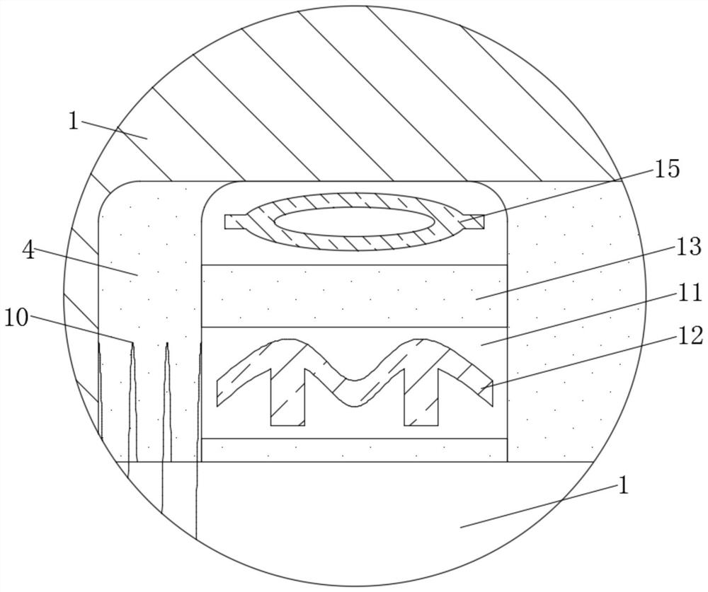 Environment-friendly coating stirring device with adjustable stirring diameter