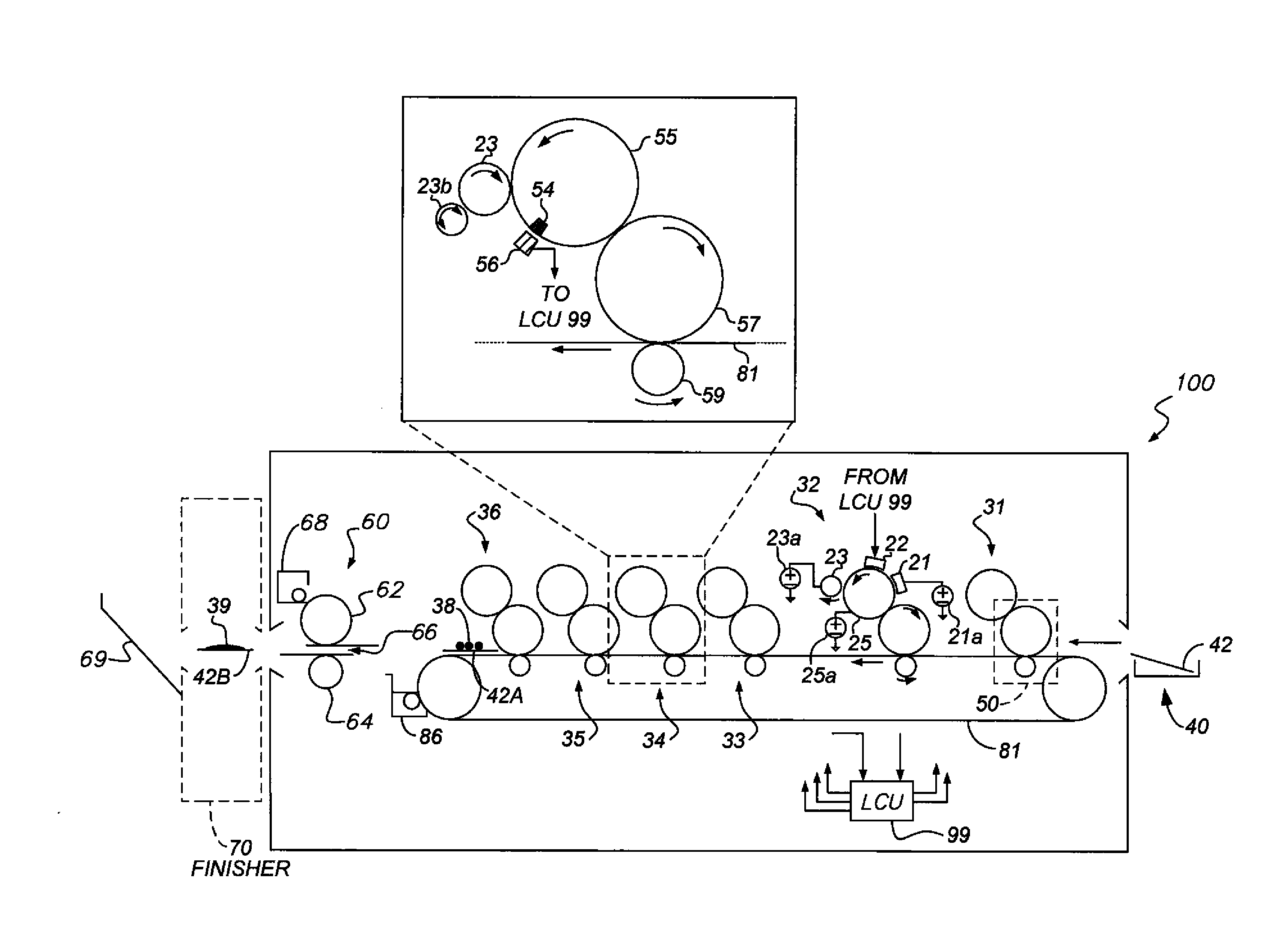 Producing correction data for printer