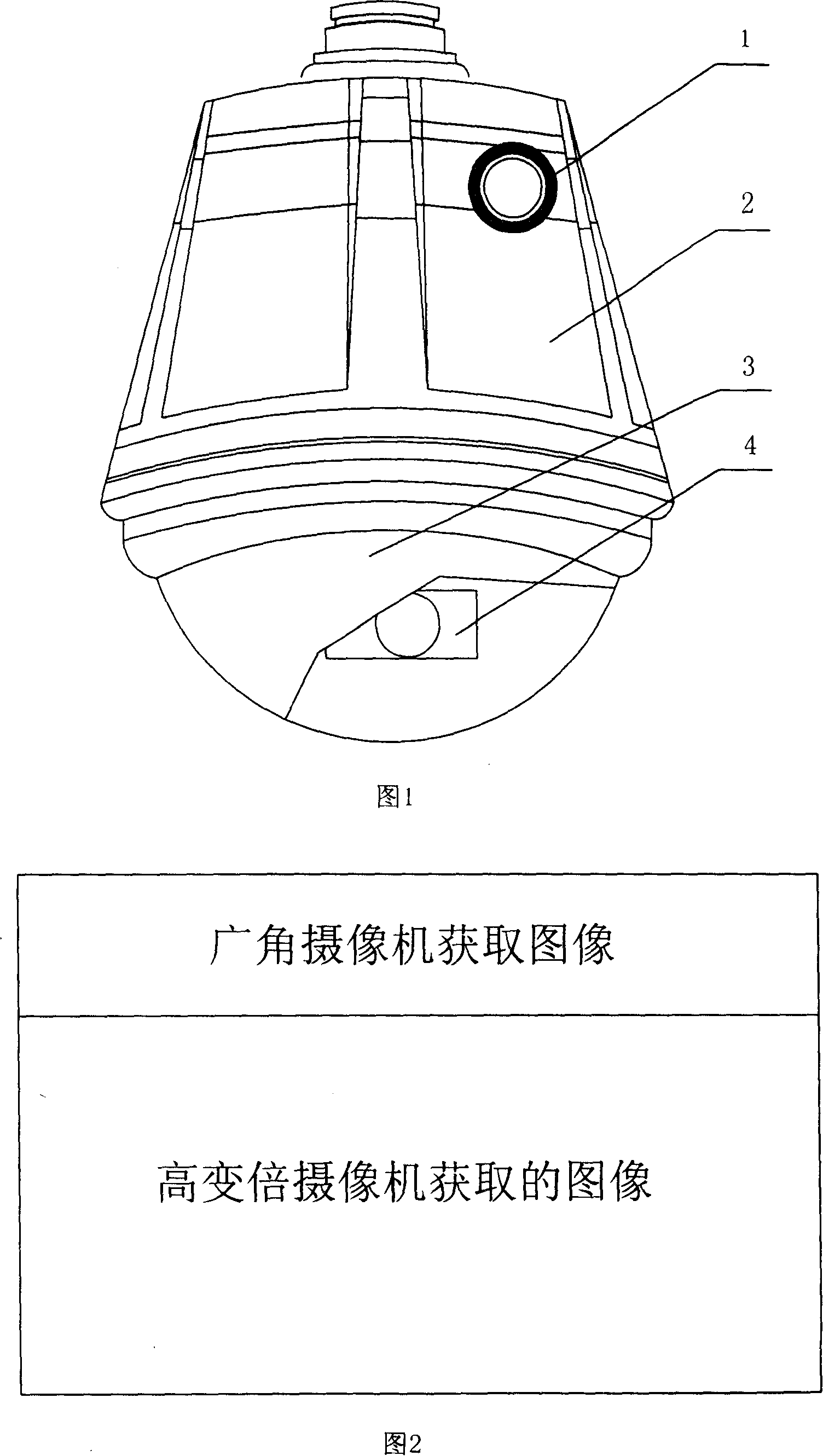 Electronic navigation positioning shooting monitoring system