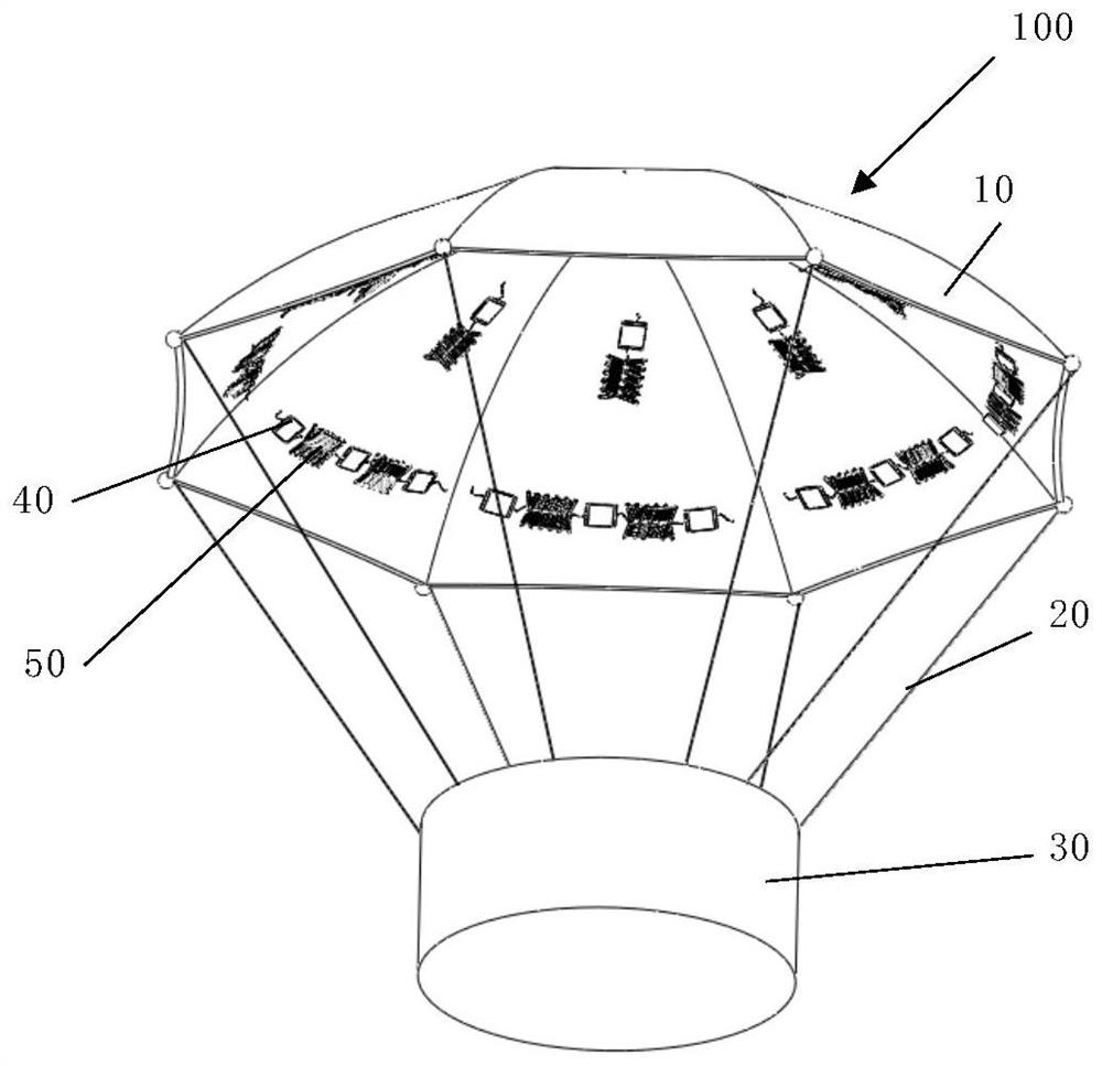 Parachute system for planetary exploration