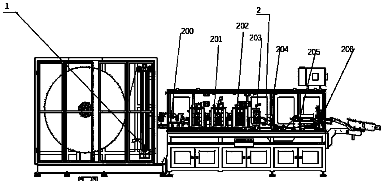 Automatic roll forming equipment for flat-top rectangular wave heat exchange fin