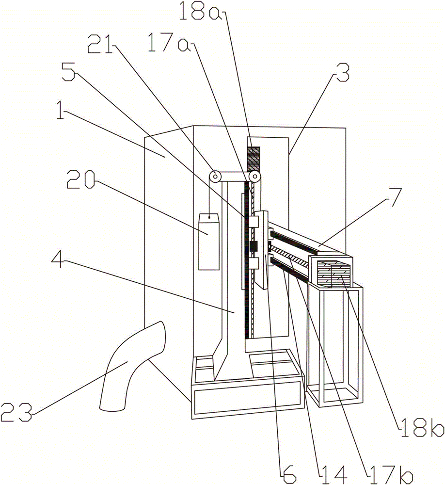 Casting iron pan polishing machine