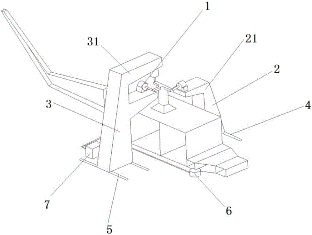 Helicopter real vibration environment simulation test system