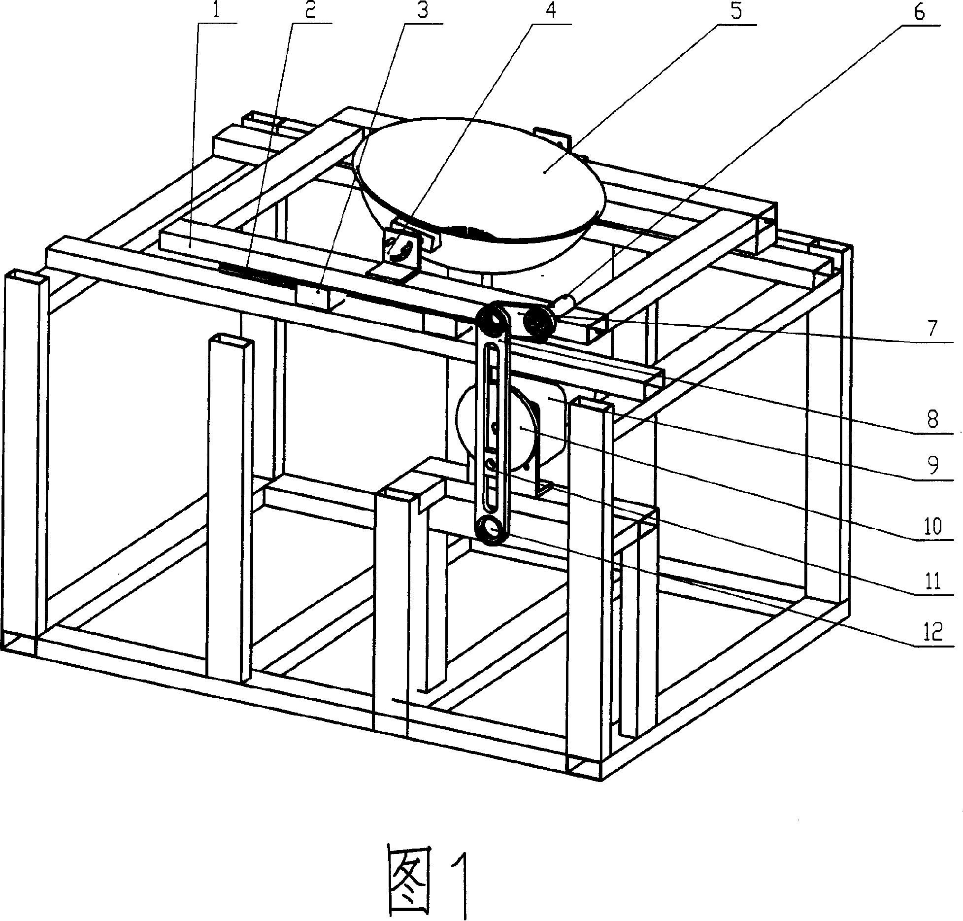 Pot utensils ' movement device and cooking device adopting said pot utensils ' movement