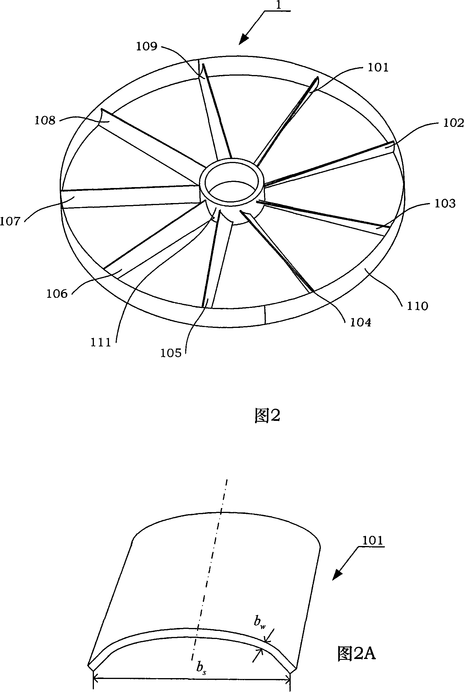 Axial flow cooling blower fan