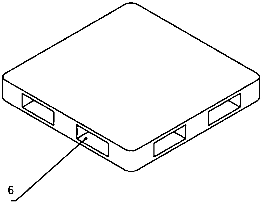 Automatic adjusting device and method for pallet fork distance of forklift-type automated guided vehicle (AGV)