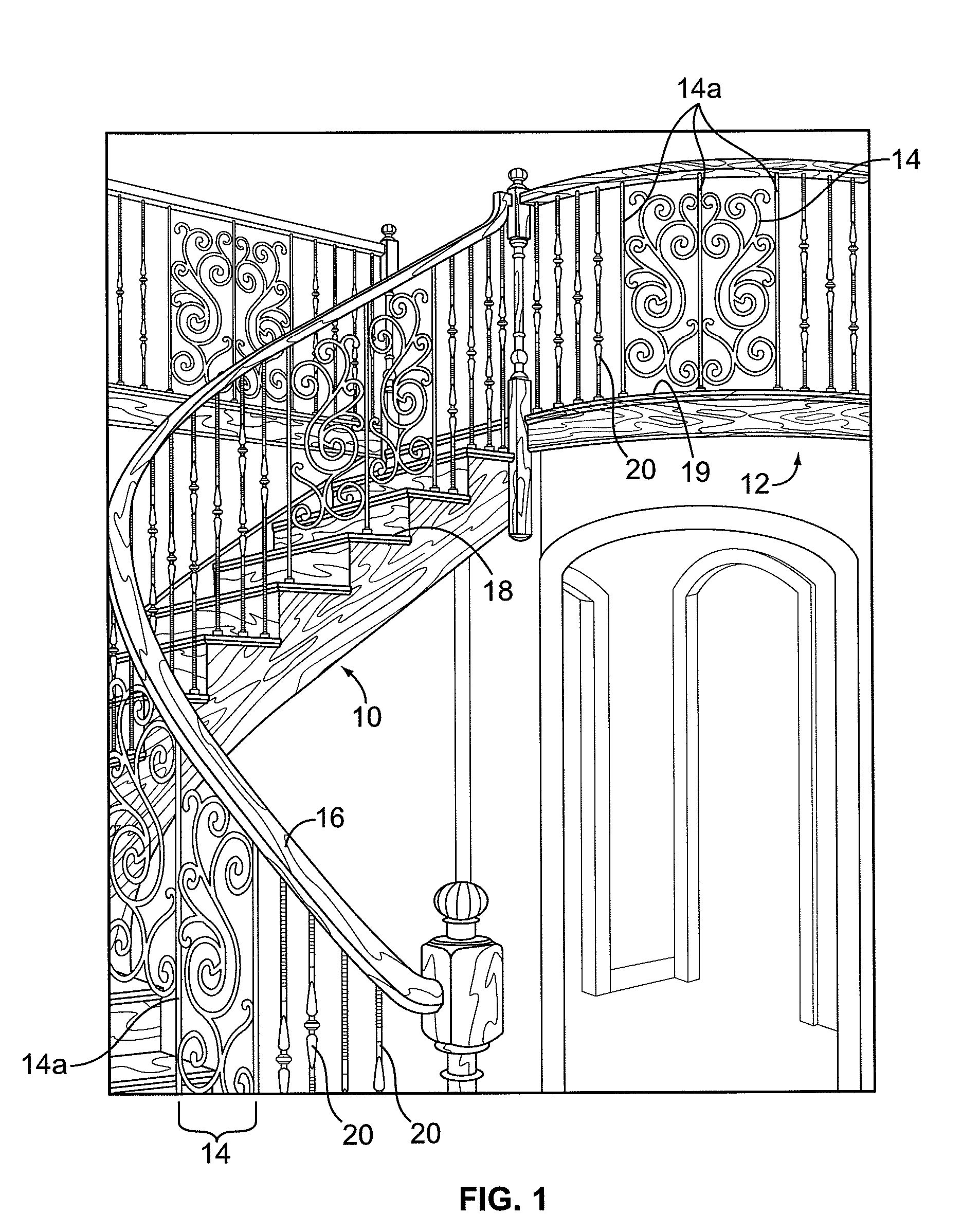 Panels for use in staircases, gates, fences and balconies and the method of making panels therefore