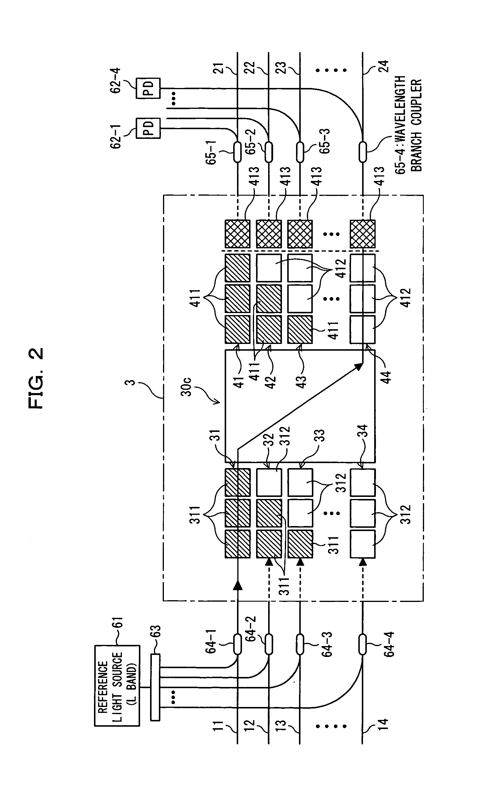 Optical switch apparatus and control information updating method therein