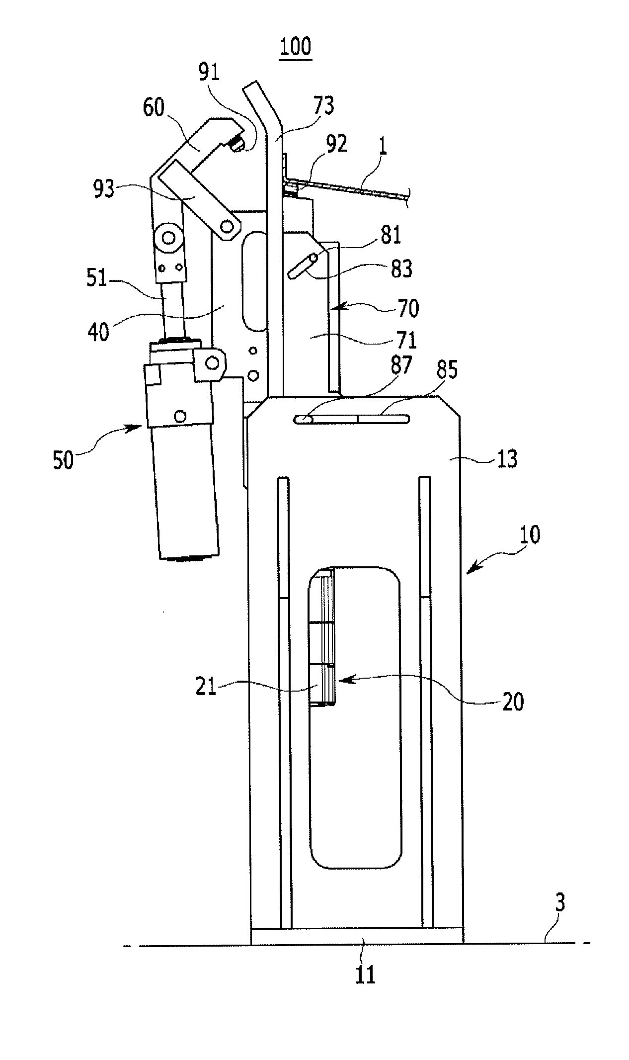 Panel jig device for vehicle