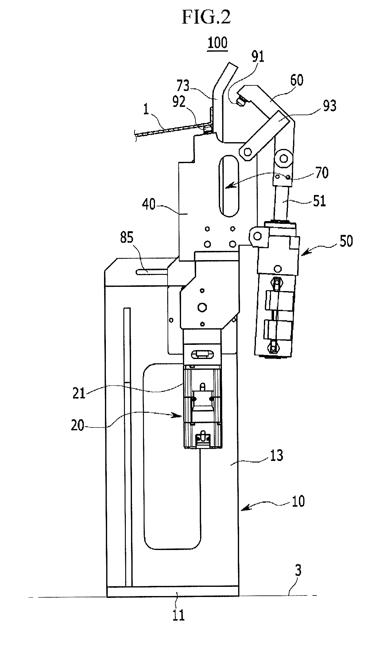 Panel jig device for vehicle