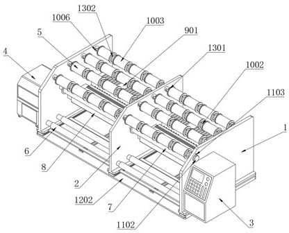 A kind of warp knitting machine with floating fiber filter mechanism