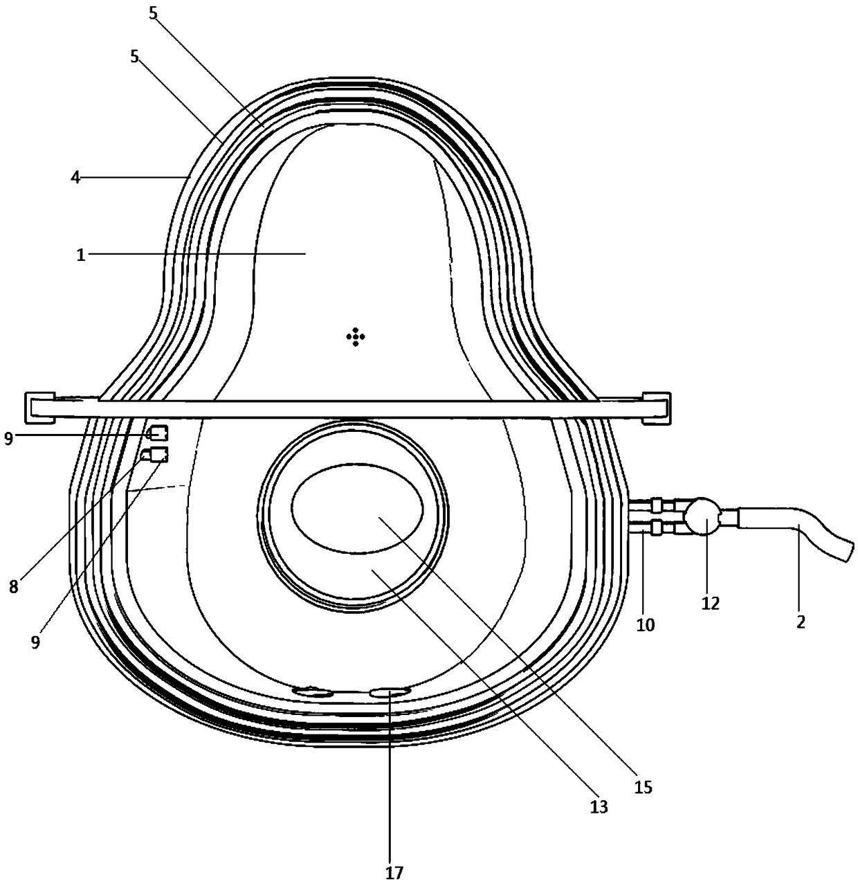 Multifunctional non-invasive ventilator mask