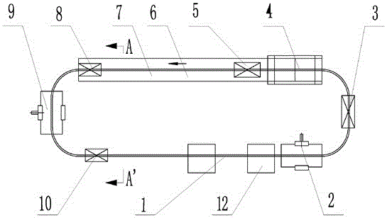 Continuous and automatic glue dipping and leaching production method for recombinant material and assembly line equipment for continuous and automatic glue dipping and leaching production method