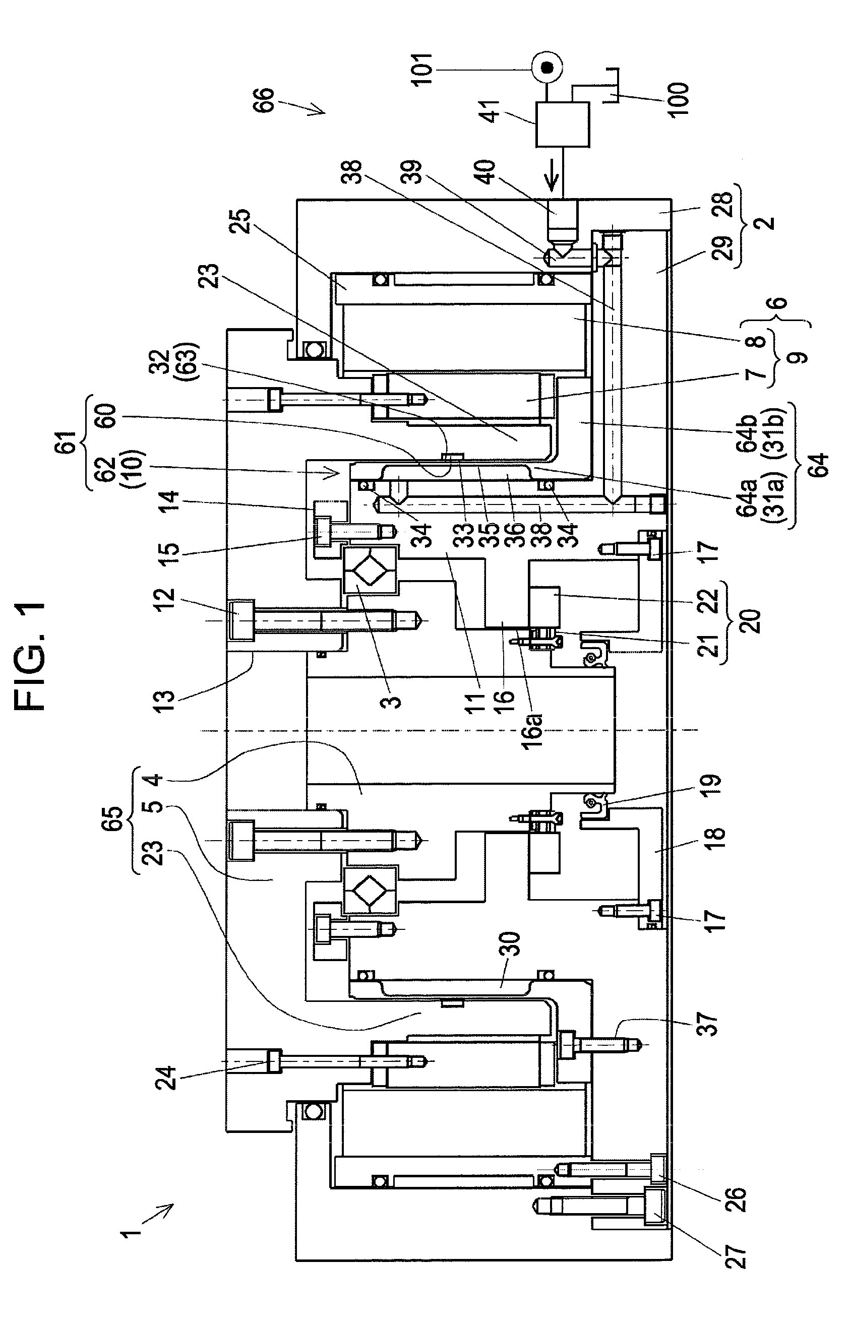 Rotation-resistance device for main shaft drive of machine tool