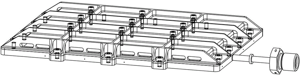 Flat-plate-type water sublimation cold plate for aerospace radiation