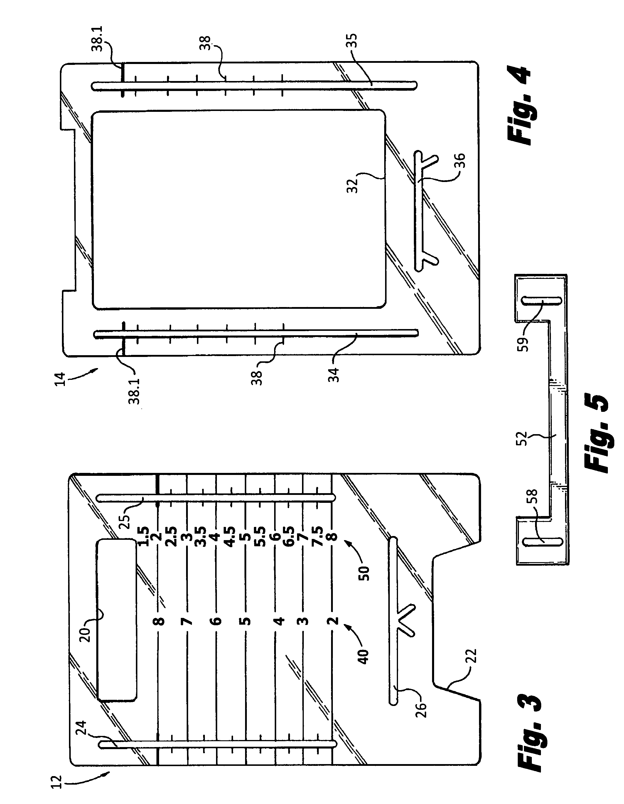 Stencil assembly for marking pavement grade levels