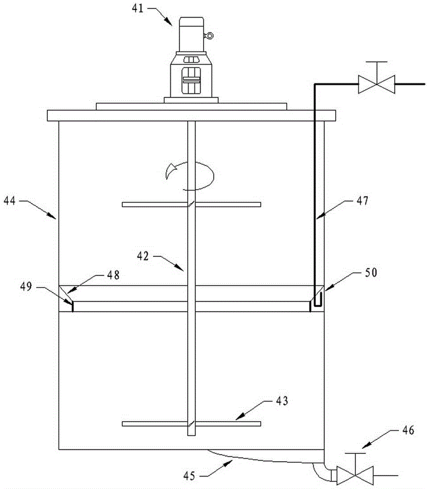 Chemical combination and efficient filter-pressing device in zinc electrolysis process