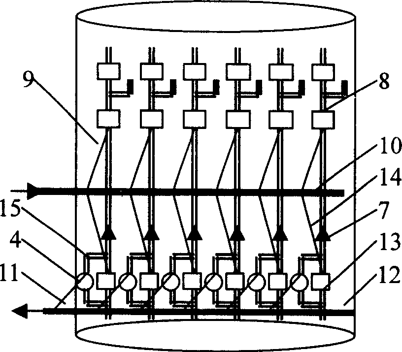 Pipeline leakage checking and blocking technology on iron-blast furnace cooling wall