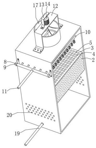 A water-saving cooling tower for the production of mixed aromatics