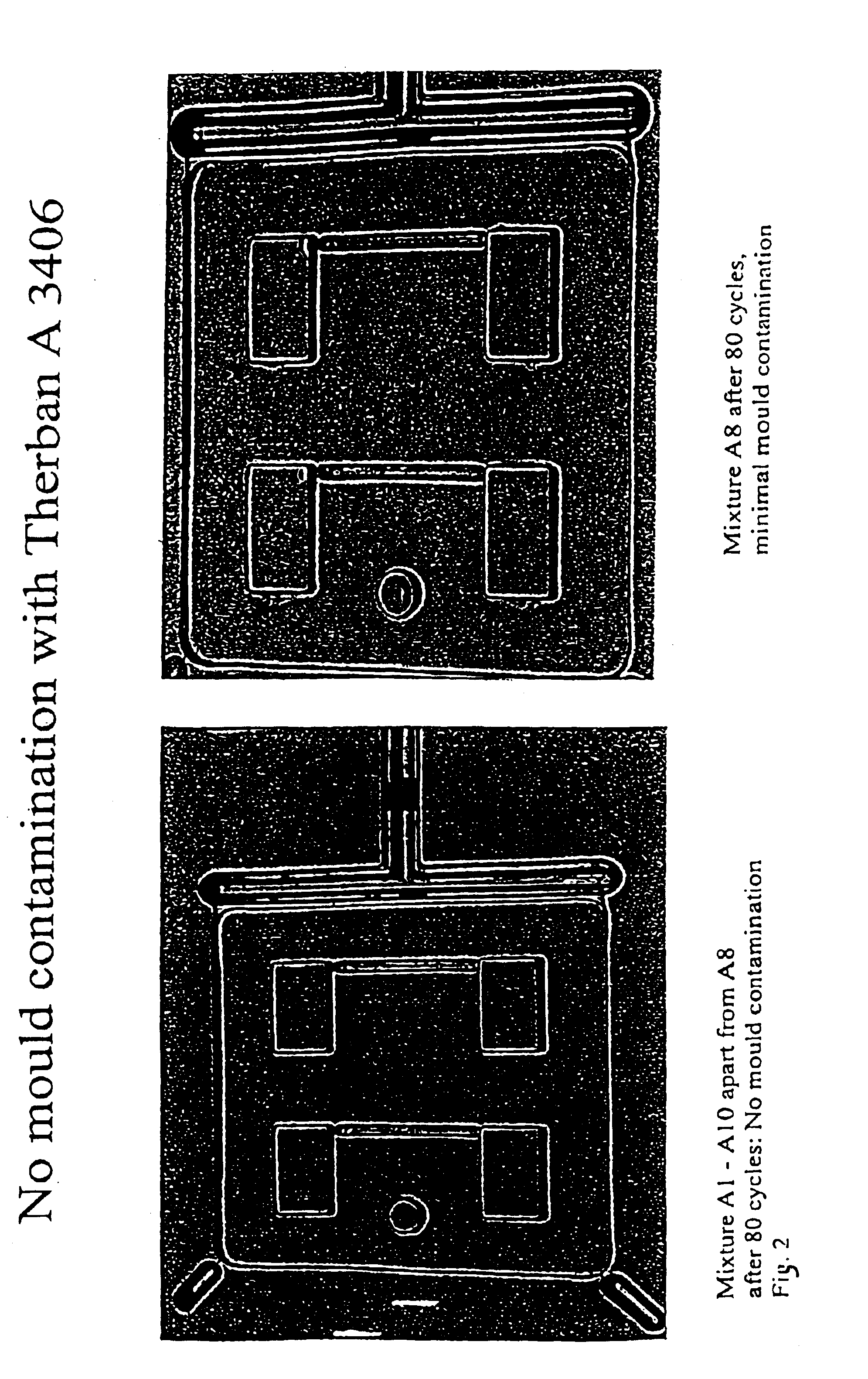 Nitrile rubber mixtures with a low tendency towards mold contamination