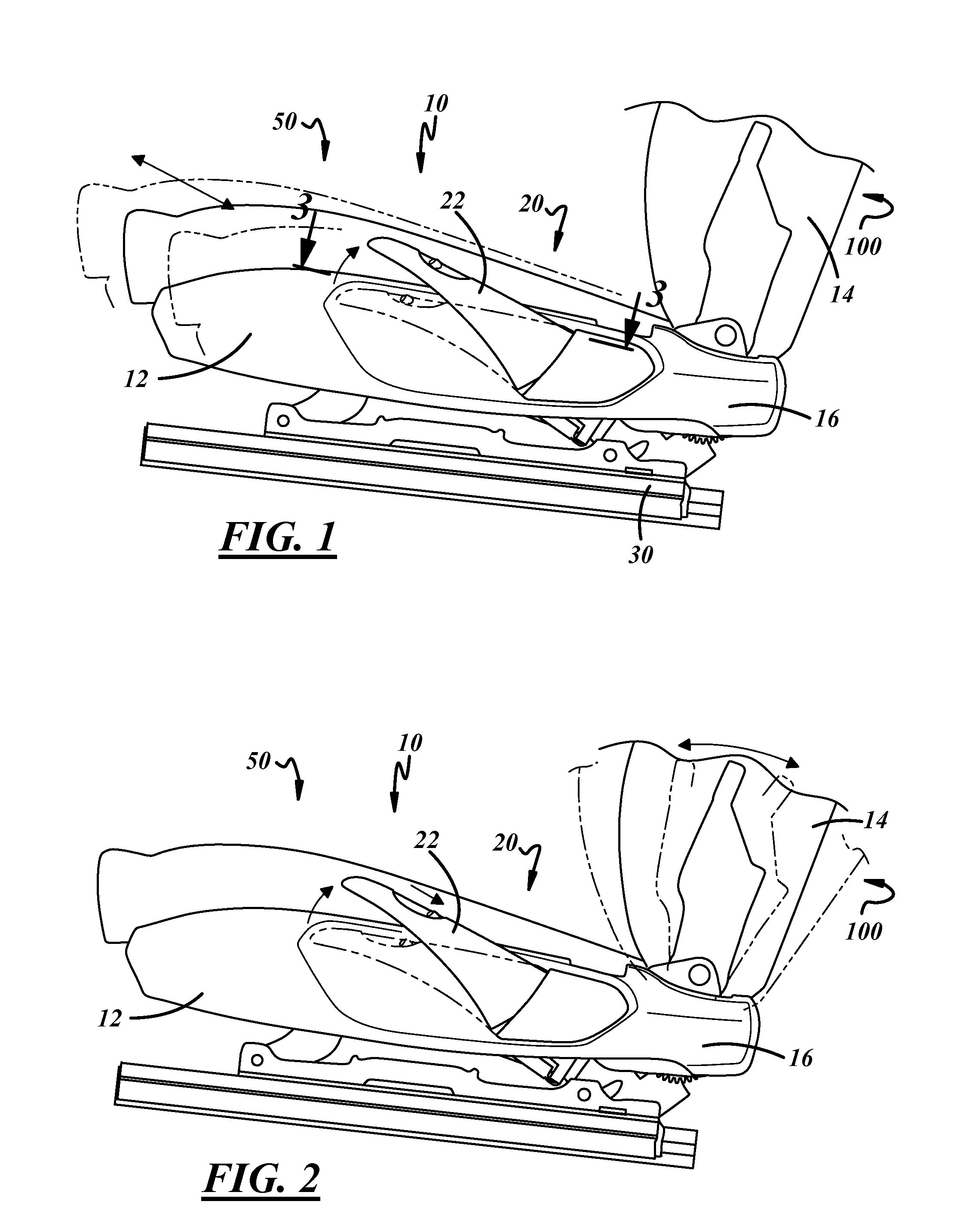 2 in 1 operating lever