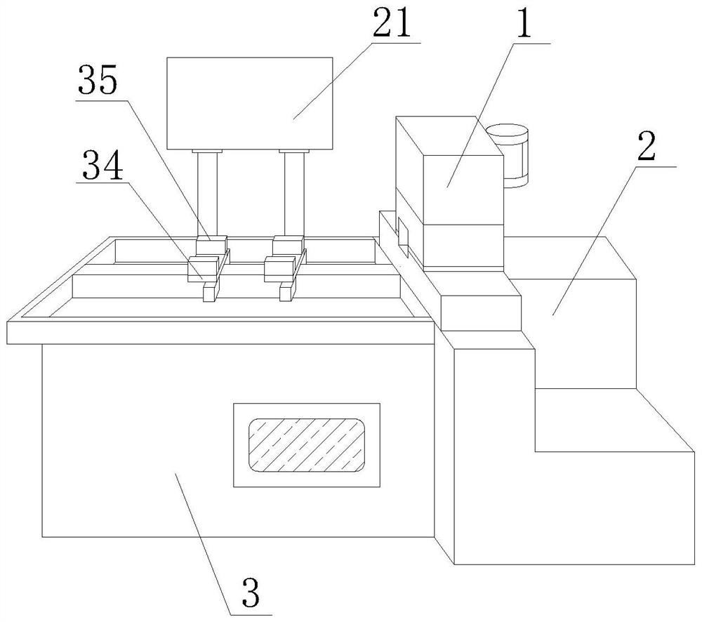 Aluminum alloy profile machining tool and clamping mechanism thereof