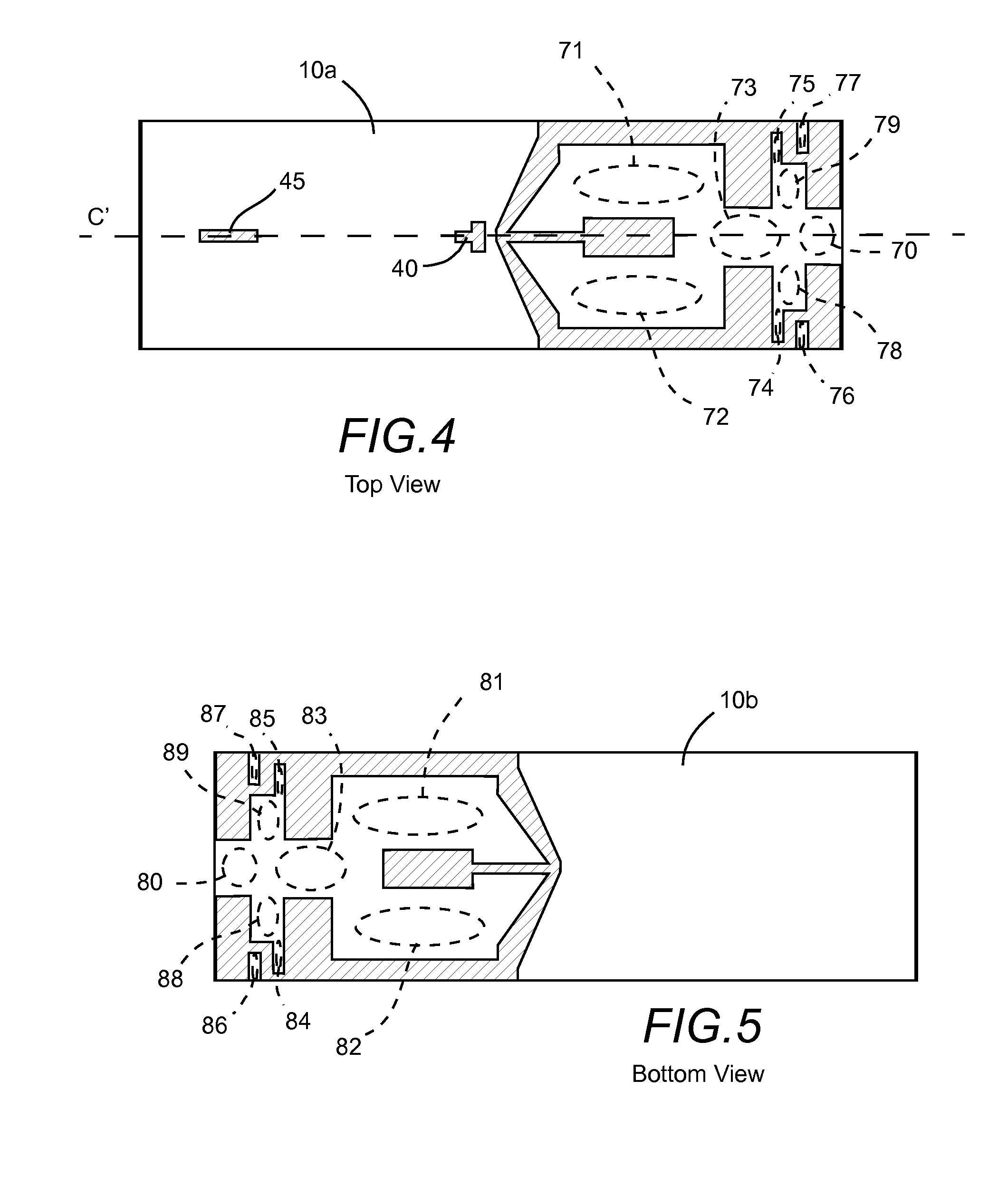 Wideband deformed dipole antenna for LTE and GPS bands