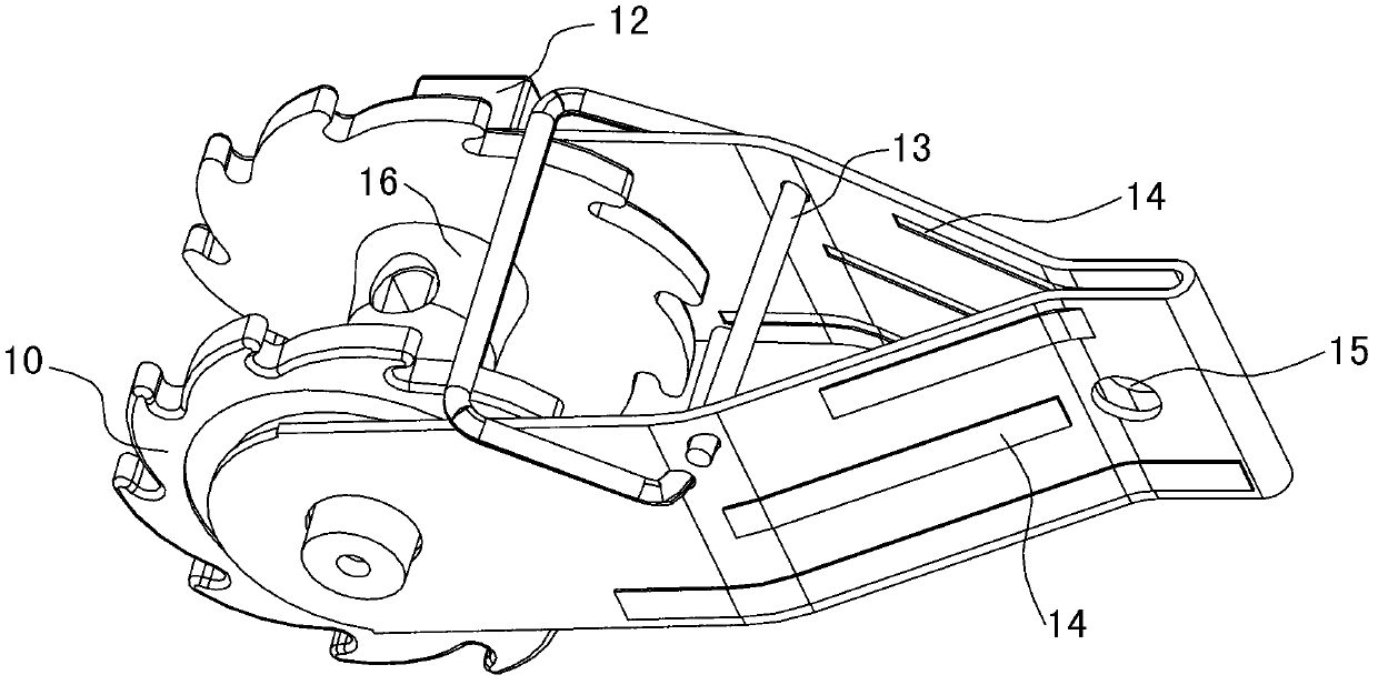 Embedded tensioner