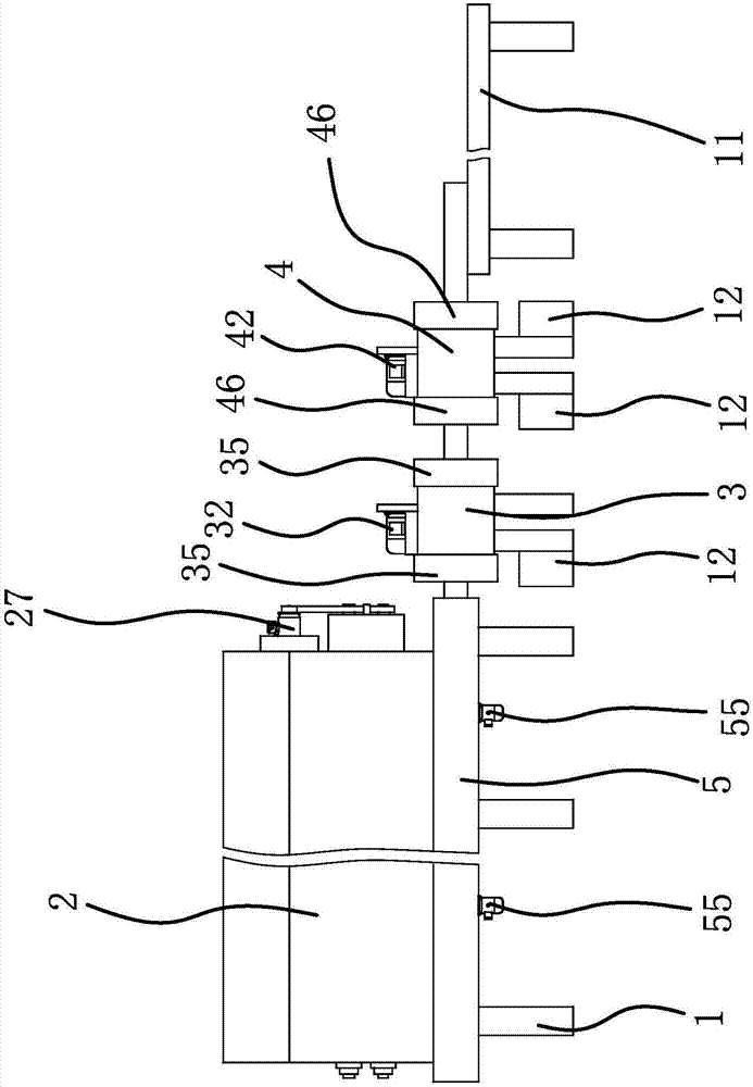 Rust removing device for scaffold steel pipe